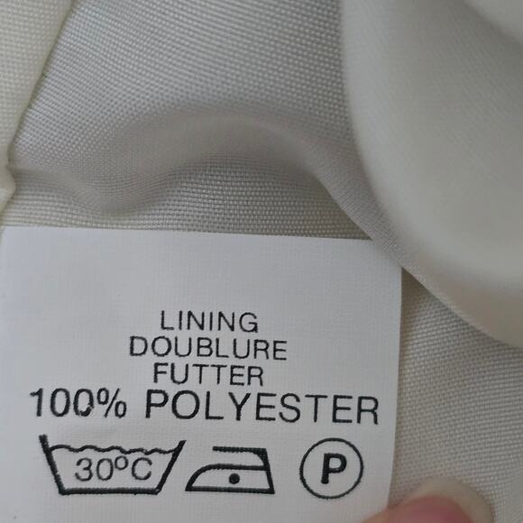 Samband of Iceland 100% Wool Jacket S Cream Nordic Winter Cozy Chunky Oversized - Picture 12 of 13